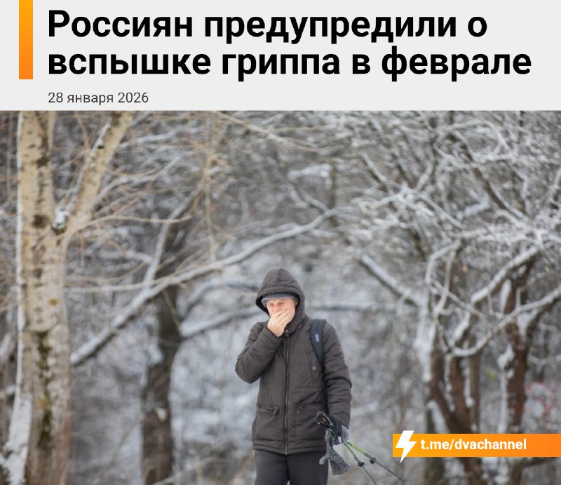 ❗️Россиян предупредили о мощной вспышке гриппа, которая ожидается уже в феврале
Резкий рост числа з