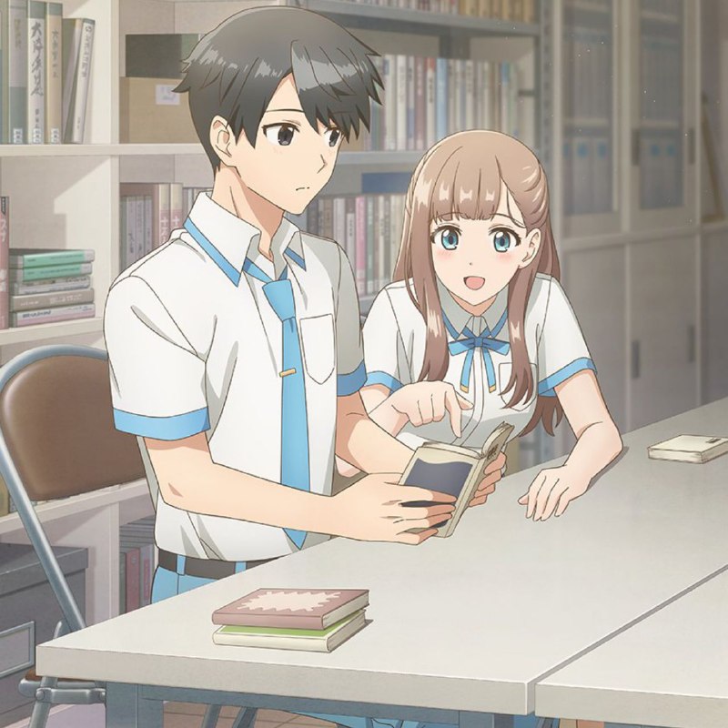 Сбой в системе чувств
Новый постер к аниме по ранобэ "Даже копия способна влюбиться" (Replica datte