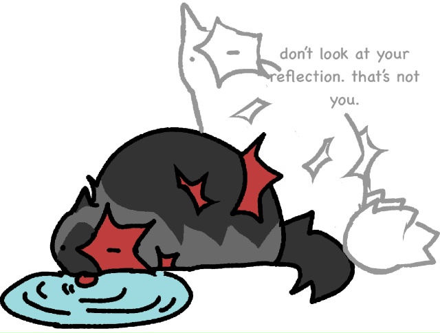 «Не смотри на своё отражение. Это не ты»
Тенесвет
© skuff...