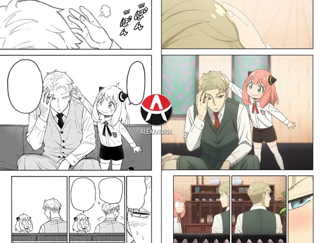 🔍 Сравниваем [club67838356|«Семью Шпиона»]: манга х 3 серия 3 ?...