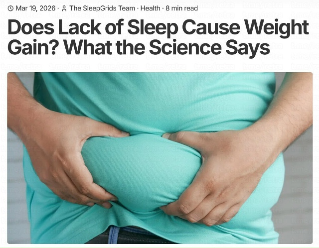 Недосып может быстро привести к набору веса — предупр?...