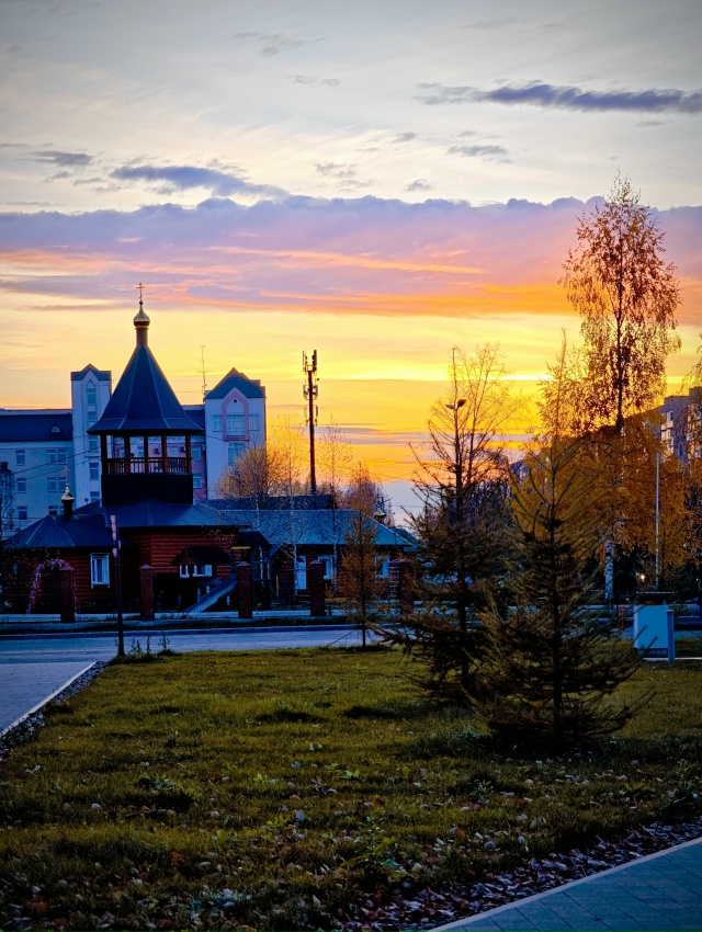 Волшебный закат. Нагорный Пермь.