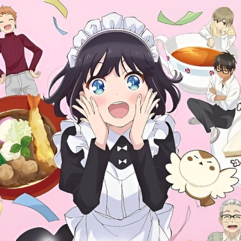 Ни дня без дегустации
Демонстрация аниме-адаптации манги "Горничная, которая просто любит покушать"