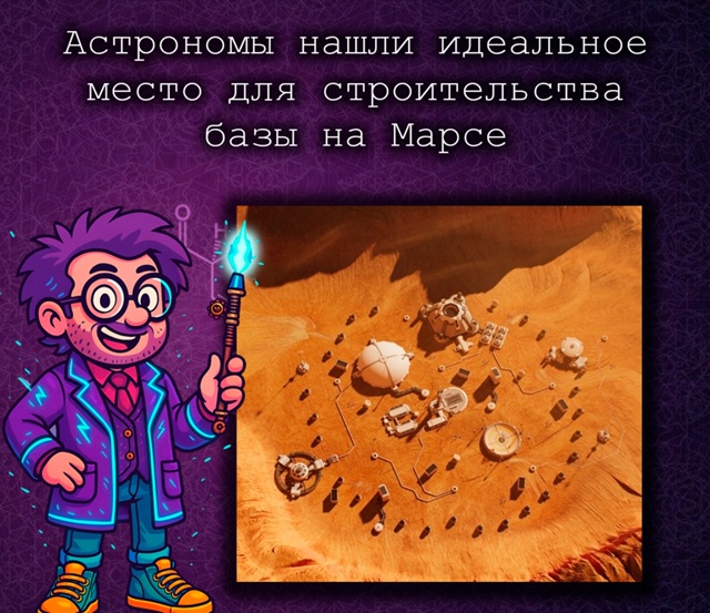 Учёные нашли идеальное место для базы на Марсе
Район Am...