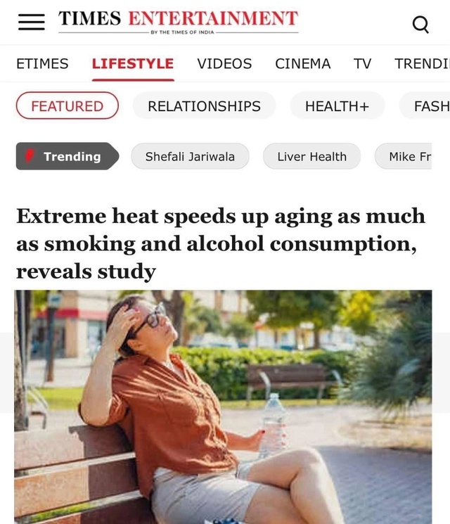 Жара старит организм не хуже курения и алкоголя — к та?...