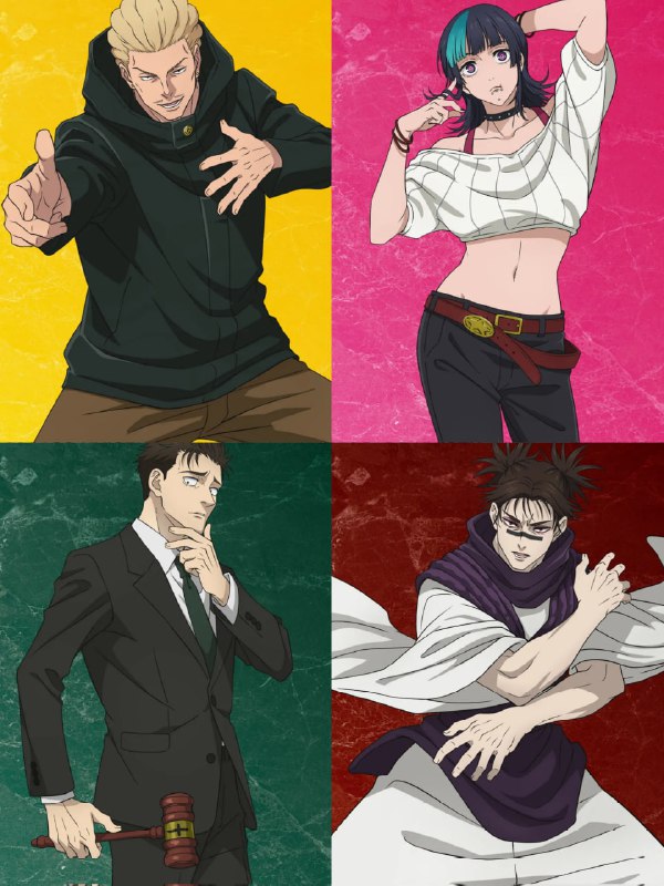 ⚡️Новые иллюстрации персонажей 3 сезона аниме «Магическая битва»
Последняя серия первой части сезон