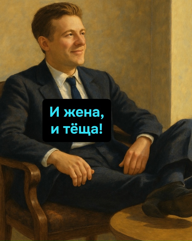 Когда в конфликте участвует тёща, виноваты уже не оба, ?...