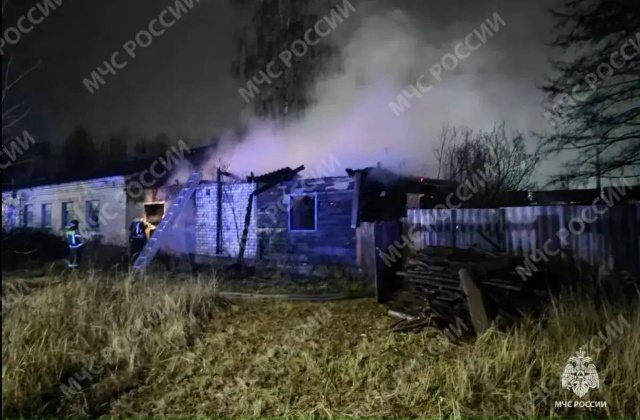 ‼️ Утром при пожаре на улице Ковшовской в Брянске пог?...