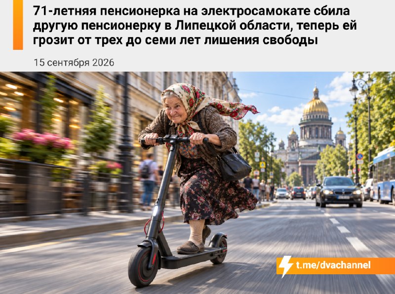 71-летняя пенсионерка на электросамокате сбила 65-летнюю женщину в Липецкой области — пострадавшая п