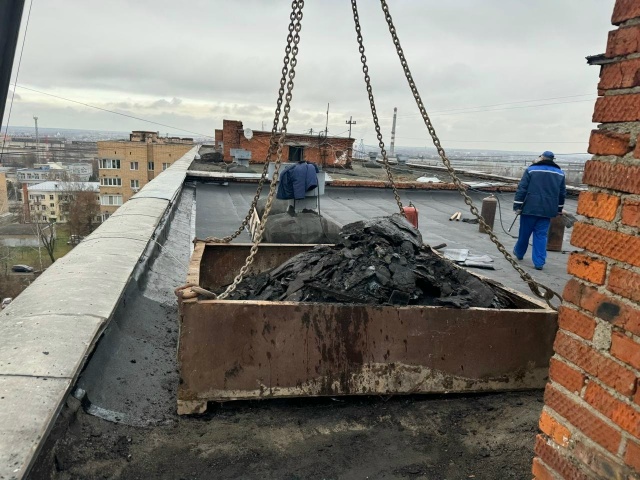 ДГХ убрал с крыши 12 кубометров «наследия» — но кем оно ...