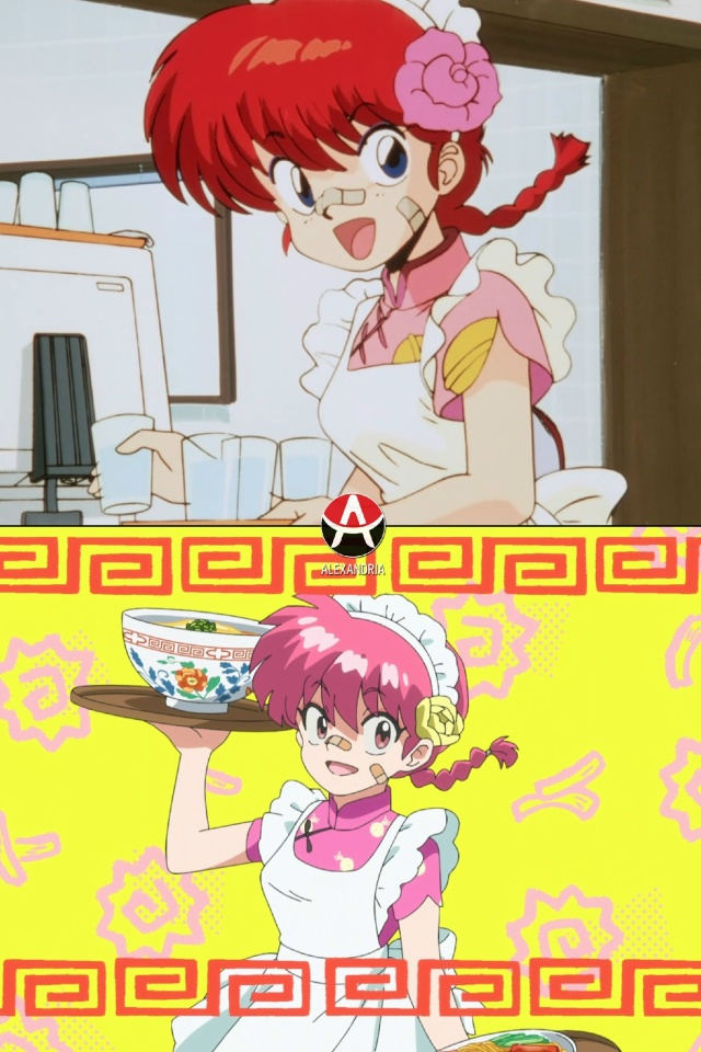 ❤ Сравниваем «Ранма 1/2»: сериал 89-го х 3 серия 2 сезона р?...