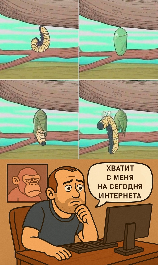 Безумные приколы
Как хорошо что у червей нет крыльев