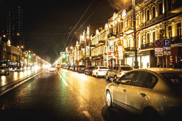 🤩Вечерний, осенний, блестящий и влажный Воронеж