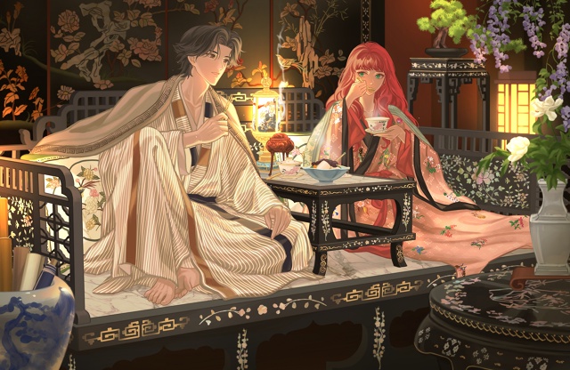 #Juuni_Kokuki / Хроники 12 Королевств
Art: e_12k_e
(Ёко х Ракусюн)