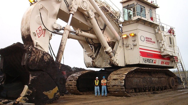 Terex RH 400 – самый большой экскаватор в мире.