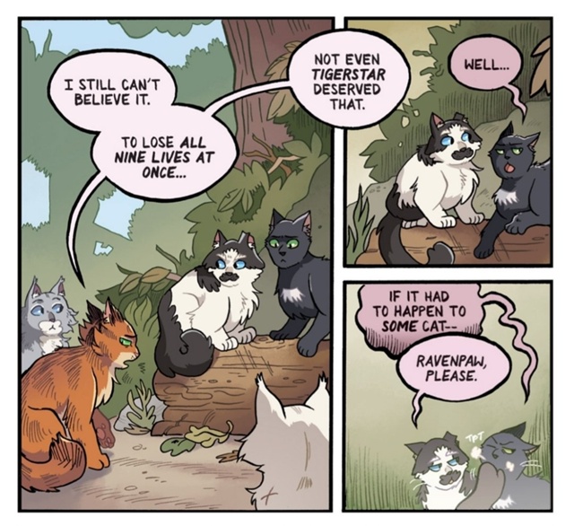 — Всё ещё не верится. Потерять все девять жизней сразу?...