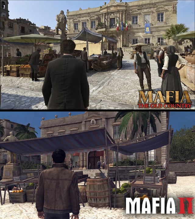 То самое место в Сицилии, где начались события в Mafia 2, и ...