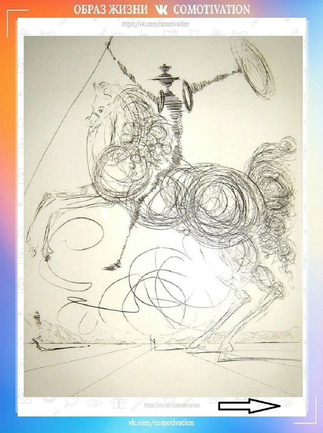 Наброски Сальвадора Дали.