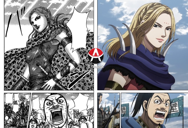 🏯 Сравниваем «Царство»: манга х 3 серия 6 сезона.
#срав?...