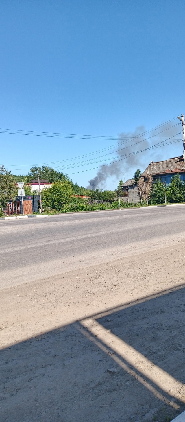 Что горело в районе горнолыжки?
