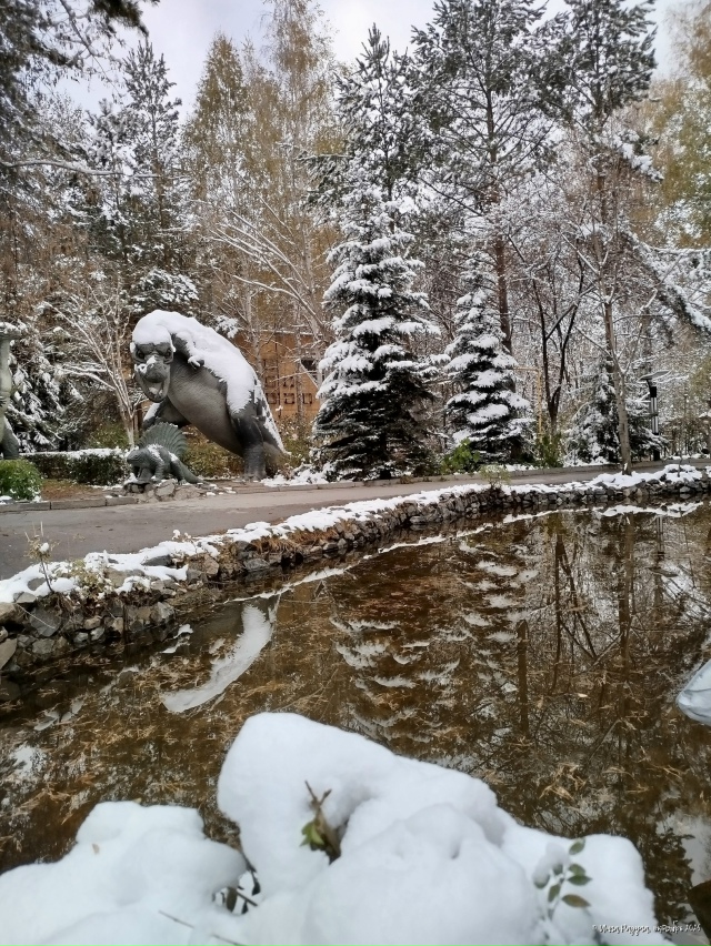 🦕 Динoзaвpики в зacнeжeннoм зooпapкe
Φoтo: Ингa Рaдугa