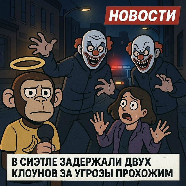 Безумные приколы
Если вы боитесь клоунов, то эта истор?...