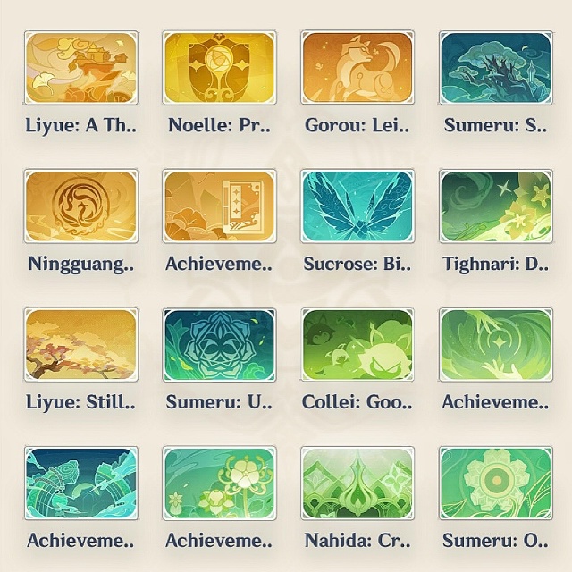 — Красивые градиентовые оформления аккаунта в Геншин?...