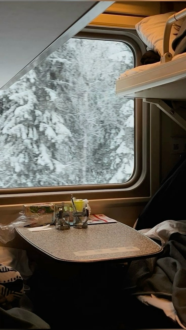 Романтика снежных поездок❄❤