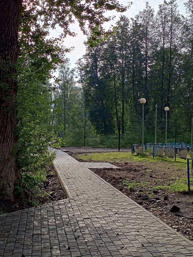 В парке ОЦБК в формате комфортной городской среды появ...