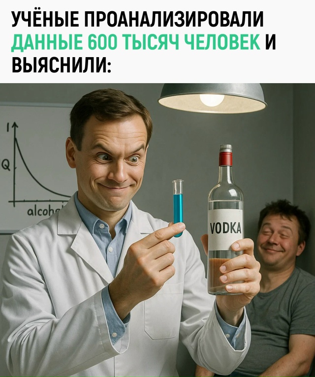Учёные доказали: чем ниже IQ, тем выше шанс стать алкого?...