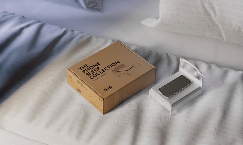 IKEA выпустила мини-кроватки для смартфонов, чтобы и люди, и их гаджеты отдыхали по ночам
В кроватк