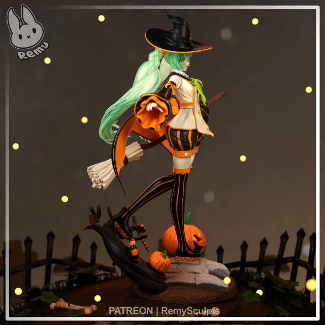 Хацунэ Мику - ведьма на Хэллоуин, добавлена в каталог т?...