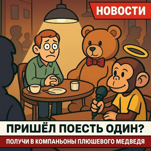 Безумные приколы
Возможность спокойно посидеть в кафе...