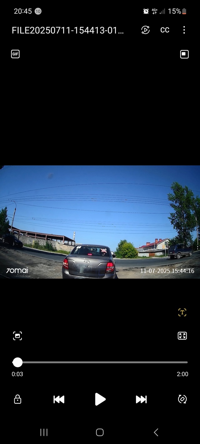 ⚡ Вчера на перекрестке
ул. Муромской и ул. Подлесная с?...