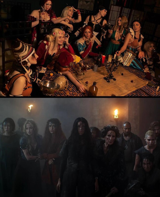 Угадайте, где здесь фанатский косплей, а где кадры из высокобюджетного сериала «Ведьмак» за $221 млн