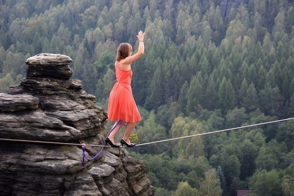 На каблуках над пропастью!
Для того, чтобы заниматься х...