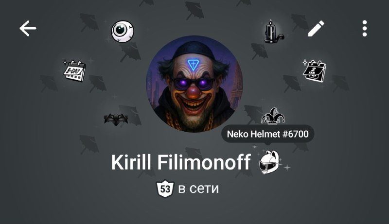 Арендовал на день себе в @filimono монохромный дамский шлем на Onyx Black за 1 TON на marketapp.ws