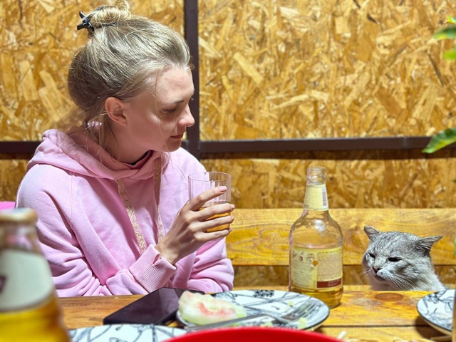 Пьющий кот — Горе в семье