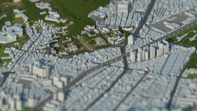 Студент потратил 700 часов на воссоздание своего универ...