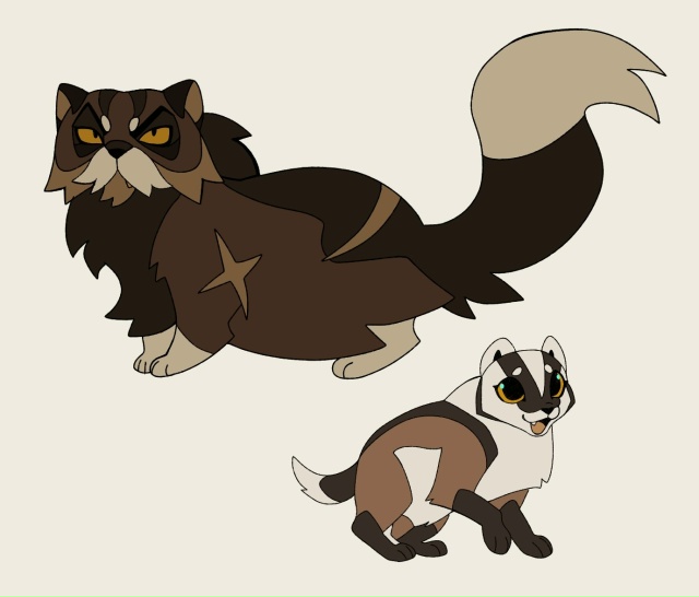 Дизайны Звездолома и Барсучонка для AU Firesun!
Я в восторг...