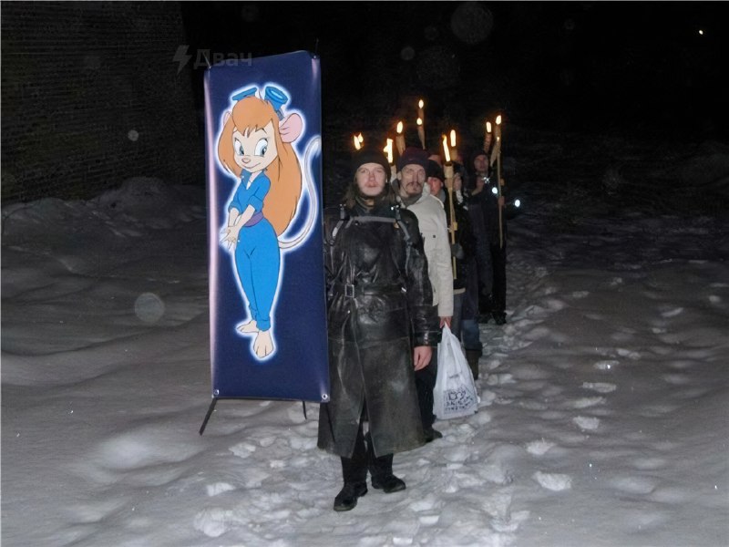 Оказывается, где-то в 2010 году в России была церковь… Гаечки из «Чипа и Дейла»
Она называлась Гайк