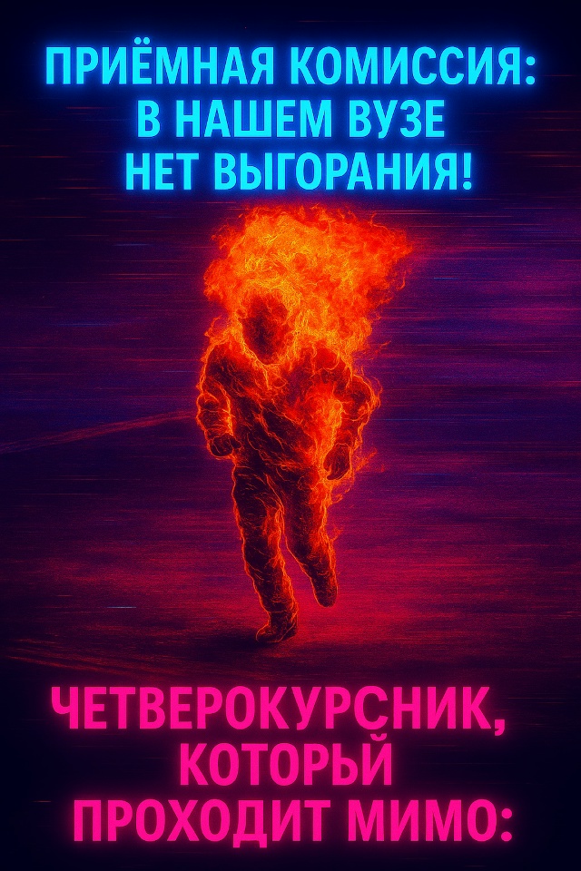 С задором чувак учится, с огоньком так сказать