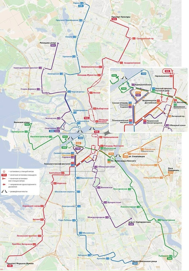Ночные маршруты Петербурга.
С 2012 по 2020 год в Санкт-Пете...