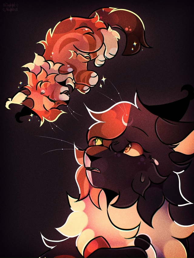 Лунолапка и Голосок
© jaylight_night
#KV_ZZ_ART