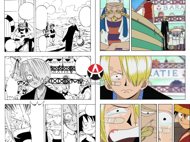 ☠Сравниваем «Ван-Пис»: манга x 29 и 30 серии [арка «Рестор...