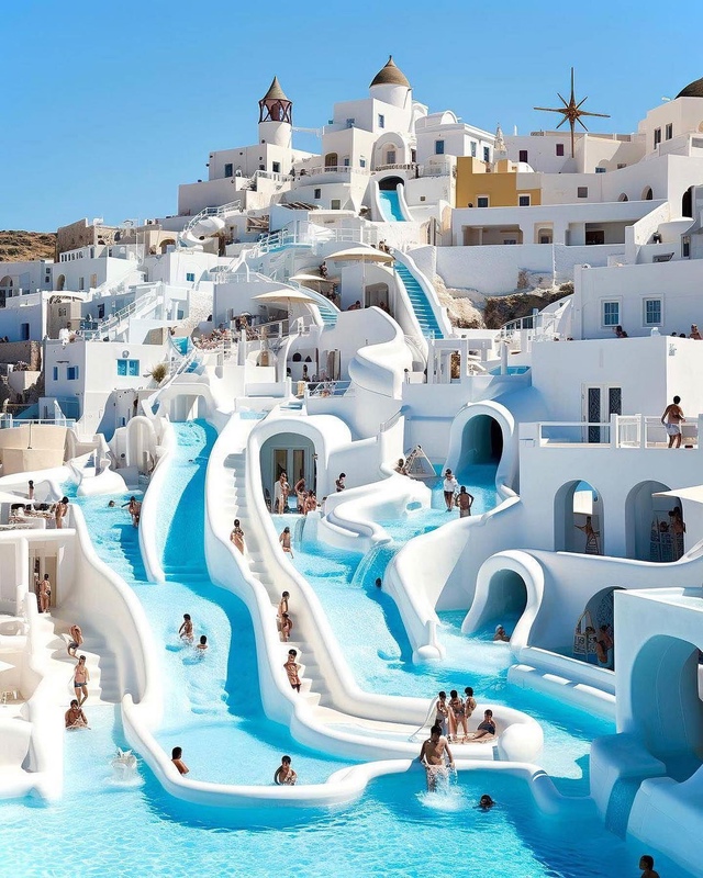 Лето на Санторини, Греция 🇬🇷