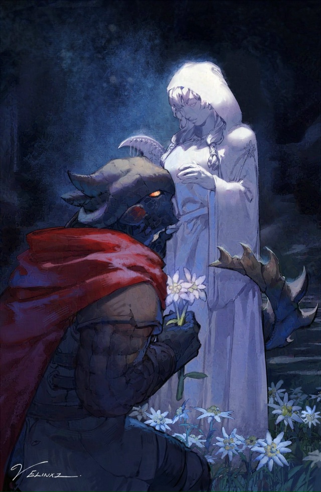 #Art_пары
Леди и Дракон от Velinxi