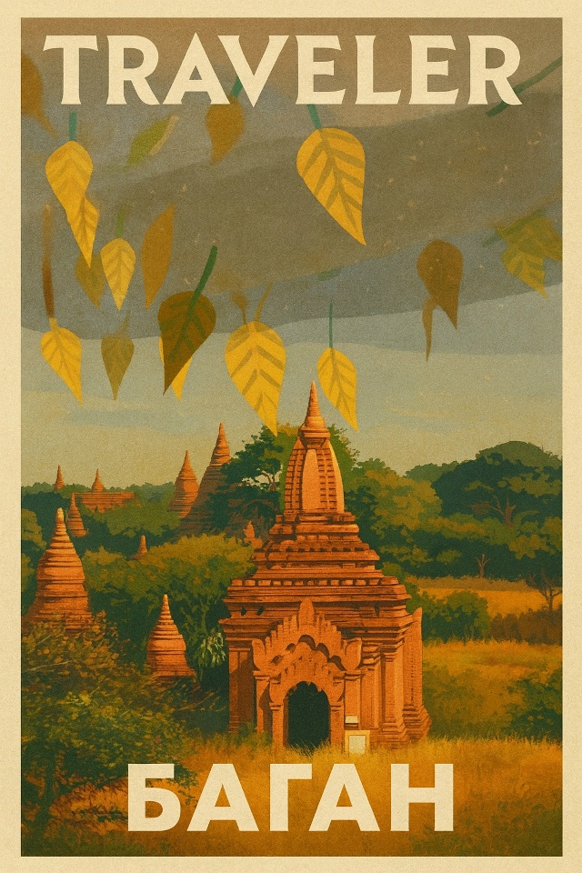 🌍 Баган — это место, где время словно растворяется в з...