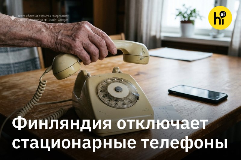 📱 Конец эпохи. Финляндия окончательно отказалась от стационарных телефонов
Последний крупный телеко