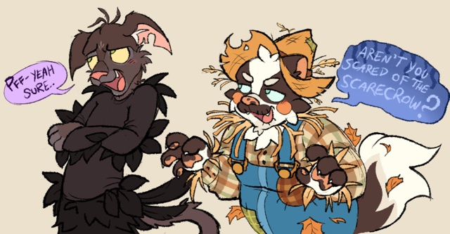 — А ты что, не боишься пугала?
— Ха, ну да, конечно…
Гор...